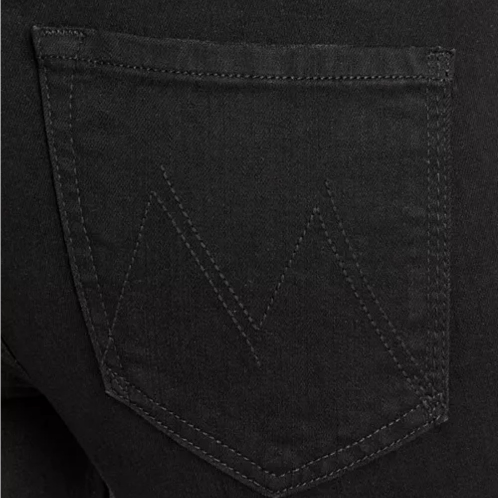 MOTHER The Looker Black Skinny Jeans with Stretch - Picture 4 of 7